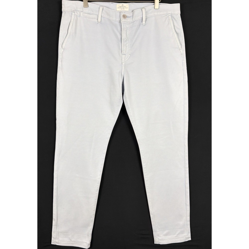 7 For All Mankind Go-To Chino Pants Cool Sky Blue Men's 36x32 NEW